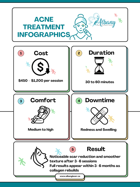 Acne Treatment infographics