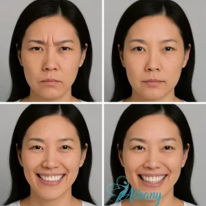 The results of Botox injection in Edmonton show less fine lines