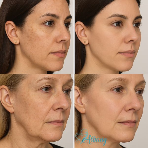 Before and after CO2 Laser