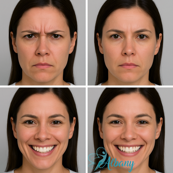 Frown lines