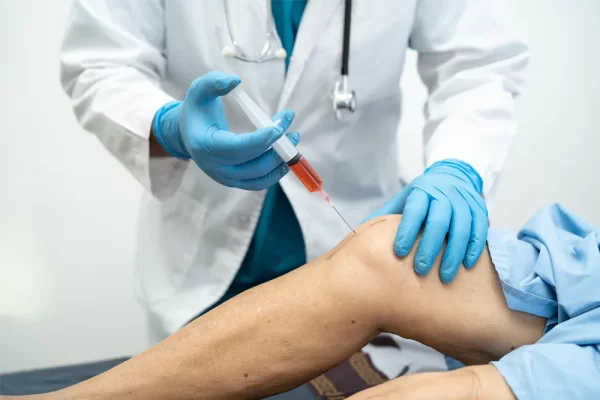PRP knee injection