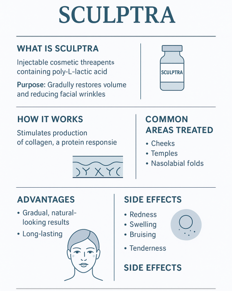 Sculptra Infographics