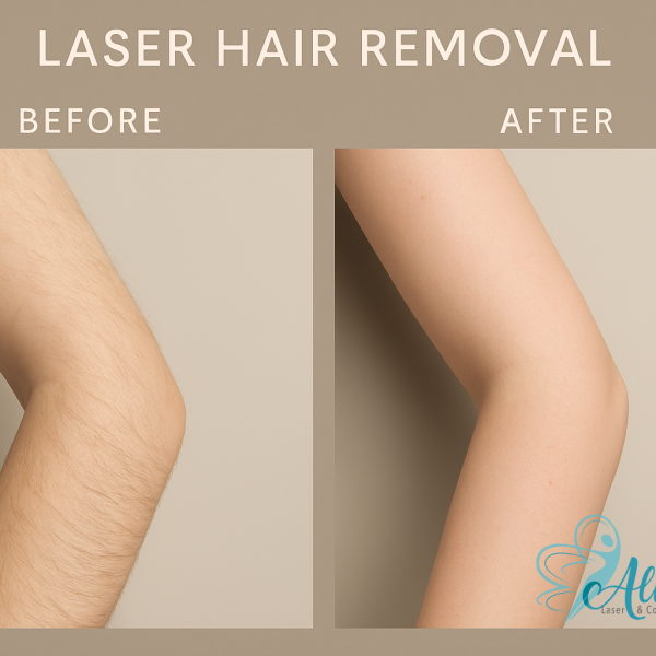 Arm laser hair removal results Edmonton