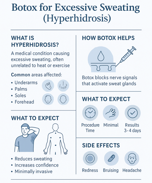 excessive sweating infographics