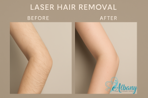 Arm laser hair removal results Edmonton
