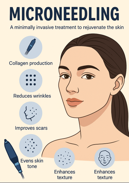 microneedling infographic